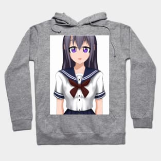 Anime School Girl Hoodie